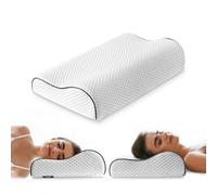 Z-hom Cuscino Cuscini da collo, Memory Foam 30 x 49 x 7/10 cm, regolabile in altezza, cuscino ortopedico, cuscino cervicale ergonomico, morbido supporto lava