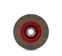 Z-LION Disco abrasivo diamantato da 4" grana 60 con mozzo 5/8"-11 per smerigliatrice angolare Ruota a disco lamellare