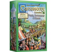 Z-Man Games Carcassonne - Estensione 8 ponti, fortezze e bazar, gioco da tavolo, dai 7 anni in su, da 2 a 6 giocatori