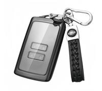 Z.MYUKI】Clio Zoe Captur Arkana Cover Chiave con Portachiavi per Renault Clio 5 | Zoe | Captur 2 | Arkana | Kadjar | Megane 4 2019-2023 2024 Accessori Originali (Nero)