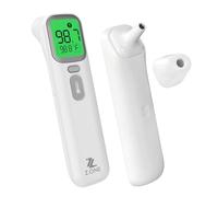 Z.ONE Termometro Infrarossi 2-in-1 - Fronte Orecchio e Oggetti, per Adulti e Bambini, Letture Veloci, Precise, Schermo LCD, Senza Contatto, Batterie Incluse, Confezione da 1