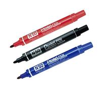 Z-PENPEC Marcatore Pentel N50, Blu, Punta 4.3 mm, Set di 12
