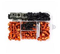 Z Per CB600F CB650 CB650F CB125R CB650R CB1000R CB400X CB400F CB500X CB500X Moto Lavoro Corpo Per Kit Bulloni Moto Parti Meccaniche(Orange)