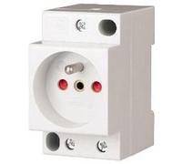 Z-SD230 PRESA SCHUKO 16A 1P+N 2.5M 250V AC SU ROTAIA TH35 266875