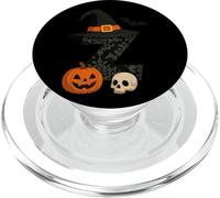 Z Spooky Halloween strega cappello zucca PopSockets PopGrip per MagSafe