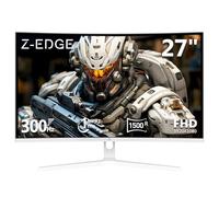 Z Z-EDGE Monitor curvo da gioco da 27 pollici, monitor per computer FHD 1080P 300Hz 240Hz, monitor curvo ultra veloce MPRT 1ms, 1500R, colori 16,7M, lunetta senza cornice UG27H, 2 porte DP