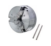 Z011 Mandrino for trapano in lega di zinco manuale autocentrante a 3 griffe Morsetto for mandrino for tornio con 2 chiavi for mandrino for macchina utensile for tornio CNC (Color : 3 Jaw Chuck)