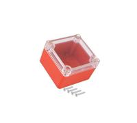 Z111PH ABS ROSSO Alloggiamento: universale X: 80 mm Y: 82 mm Z: 55 mm ABS ros...