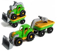 Z1252 TRATTORE DUPLO CON BENNA MOBILE E RIMORCHIO 58CM