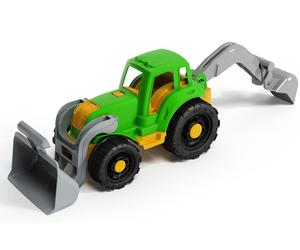 Z1275 TRATTORE DUPLO CON BENNA E BRACCIO DI SOLLEVAMENTO MOBILE CM. 45H15