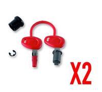 Givi Z227 - Set di chiavi e barilotto per una coppia di custodie Monokey