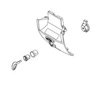 Z3007NM GIVI Blocco cerniera montato per valigia E22N