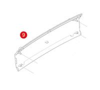 Z692R GIVI Ricambio fascione posteriore per Baule MAXIA E55