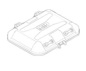 Z7710R GIVI Ricambio Coperchio DLM46A - DLM30A