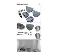 Z890 GIVI RICAMBIO KIT SNODI GIVI TELAI MONORACK PIASTRE M3 / MM