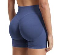 ZAAYO Pantaloncini sportivi da donna, con effetto scrunch, per allenamento, 11,4 cm, per sollevamento dei glutei, senza cuciture, da motociclista