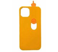ZAbina 3D Printed Middle Sliding Finger Sliding Phone Case for iPhone 15 14 13 12 PRO Max Plus Funny Spoof Creative Friendly Gesture Phone Case (Color : C, Size : for iPhone 12)