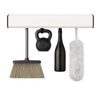 ZAC 300® Appenditutto da parete con pettini prensili in gomma • 30 cm • Portata 10 kg • Organizer Utensili, Cucina, Porta Scope Parete • Colore Bianco • Made in Italy Pensile Prensile