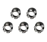 ZAC Dadi di serraggio ER11-M per fresatura CNC, 5 pezzi, per fresatura CNC, slot in acciaio, mini dadi ER tipo M con design strutturale bilanciato (M13 x 0,75)