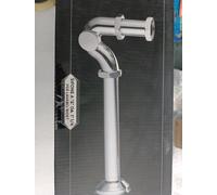 ZACC062CR Sifone per lavabo e bidet con tappo posteriore attacco 1″ 1/4 CROMATO