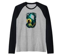Zaccheo Sycomore Tree con Gesù Cristo Arte devozionale Maglia con Maniche Raglan
