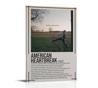 Zach Bryan American HeartbreakWaterproof e antimacchia dipinti decorativi per soggiorno, camera da letto, ufficio, quadri da appendere gratuitamente incorniciatura poster ad alta definizione