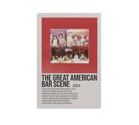 Zach Bryan The Great American Bar SceneDipinti decorativi impermeabili e resistenti alle macchie per soggiorno, camera da letto, ufficio, quadri da appendere gratuitamente incorniciatura poster ad