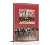 Zach Bryan The Great American Bar SceneDipinti decorativi impermeabili e resistenti alle macchie Poster ad alta definizione adatti per più scenari in salotti, camere da letto e ufficioStile cornice 24