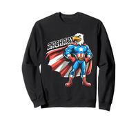 Zachary USA Eagle Patriotic Superhero for Boys Nome Zachary Felpa