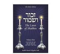 Zachor V'Shamor - Laws of Shabbos Vol. 3