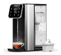 ZACHVO Dispenser Acqua Calda UR05 - Acqua bollente in pochi secondi, 4 temp. & 3 volumi, serbatoio 4L, compatto ed efficiente, sicuro per bambini, filtro a carbone attivo, ideale per casa e ufficio