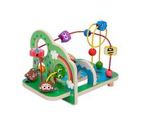 Zacia Toys® | Spirale di perline di legno | Giocattoli per il motore educativo per bambini | Spirale labirinto con animali | A partire dai 2 anni
