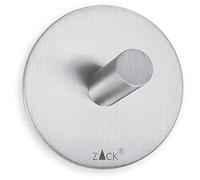 ZACK 40206 - Gancho toallero Redondo, Color Plateado