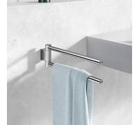 Zack ATORE asta portasciugamani, 40462, ATORE acciaio inox levigato [Accessori Bagno > Portasciugamani]