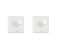 Zack DUPLO gancio portasciugamani, 40125, DUPLO bianco opaco [Accessori Bagno > Portasciugamani]