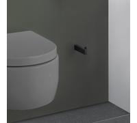 Zack LINEA porta rotolo di riserva, 40581, LINEA nero opaco [Accessori Bagno > Porta Rotolo]