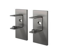 Zack LINEA staffa a parete set da 2, 40874, LINEA grafite [Accessori Bagno > Ricambi per Accessori Bagno]