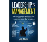 Zack McQueen Leadership vs. Management (Tascabile)