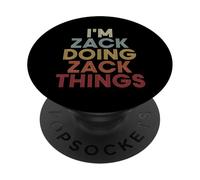 Zack Name Zack Personalized Name First Given PopSockets PopGrip Adesivo