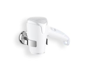 Zack SCALA supporto per asciugacapelli, 40054, SCALA acciaio inox levigato [Accessori Bagno > Supporti Asciugapelli]