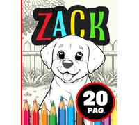 Zack: Smart Coloring Book - Easy Math for Kids (Ages 4-8)