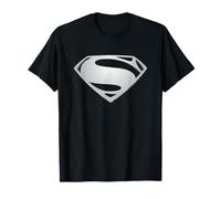 Zack Snyder's Justice League Superman Black Suit Symbol Maglietta