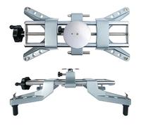 Zackman Scientific AutoSolo Morsetto per Ruote di Allineamento 3D DSP & Adattatore Magnetico per Misuratori Camber Castor - Compatibile con Cerchi da 11 a 25 Pollici