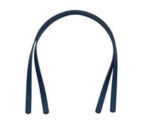 ZacLAy 2 Cinturini in Pelle da 57Cm per Manici per Borse da Donna, Accessori per Borse di Ricambio Fai da Te, Blu Navy, Taglia Unica