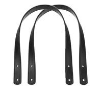 ZacLAy 2 Manici per Borsa in Pelle da 45Cm, Tracolla, Manici per Borsa da Donna, Accessori per Borsa di Ricambio, Nero, Taglia Unica