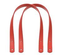 2 Manici Per Borsa In Pelle Da 45Cm, Tracolla, Manici Per Borsa Da Donna, Accessori Per Borsa Di Ricambio, Rosso chiaro, Taglia unica