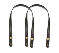 ZacLAy 2 Pezzi Tracolla in Pelle Pu Tracolla 60Cm Accessori Borsa Donna Maniglie di Ricambio Fai da Te per Borsa, Nero, Taglia Unica