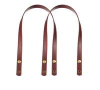ZacLAy 2 Pezzi Tracolla in Pelle Pu Tracolla 60Cm Accessori Borsa Donna Maniglie di Ricambio Fai da Te per Borsa, Vino Rosso, Taglia Unica