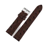 ZacLAy Cinturini Per Cinturini In Pelle Vintage Da 16Mm-24Mm Modello Struzzo Bracciali Per Cinturini Per Orologi A Sgancio Rapido Accessori Per Orologi, Caffè, 22mm