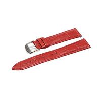 ZacLAy Cinturino per Orologio 18mm 20m 22mm 24mm Cinturino per Cinturino in Vera Pelle Cinturino per Cinturino Orologi da Polso Cinturino da Donna Rosso Nero Bianco, Rosso s, 22mm